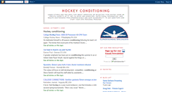 Desktop Screenshot of hockeyconditioning.blogspot.com