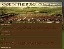 Tablet Screenshot of caseoftheruns.blogspot.com