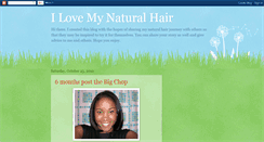 Desktop Screenshot of ilovemynaturalhair.blogspot.com