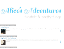 Tablet Screenshot of funstuffandprettythings.blogspot.com