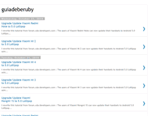 Tablet Screenshot of guiadeberuby.blogspot.com
