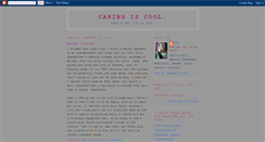 Desktop Screenshot of caringiscool.blogspot.com