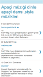 Mobile Screenshot of apacimuzikleri.blogspot.com