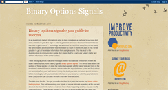 Desktop Screenshot of binaryoptionssignals01.blogspot.com