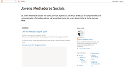 Desktop Screenshot of jovensmediadoressociais-smf.blogspot.com