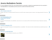 Tablet Screenshot of jovensmediadoressociais-smf.blogspot.com