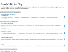 Tablet Screenshot of brendasrecipeblog.blogspot.com