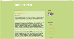 Desktop Screenshot of knieberichten.blogspot.com