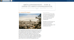 Desktop Screenshot of brollopspresent.blogspot.com