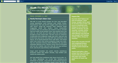 Desktop Screenshot of islam-itu-indah.blogspot.com