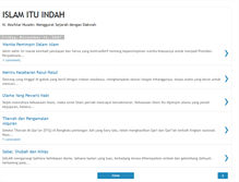 Tablet Screenshot of islam-itu-indah.blogspot.com