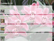 Tablet Screenshot of orchidsbyart.blogspot.com