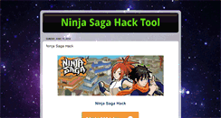 Desktop Screenshot of ninja-saga-hacker.blogspot.com