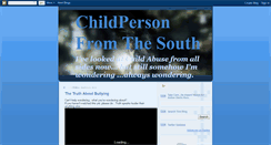 Desktop Screenshot of childpersonfromthesouth.blogspot.com