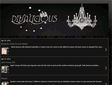 Tablet Screenshot of divaliciousdivas.blogspot.com