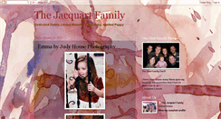 Desktop Screenshot of jacquartfamily.blogspot.com