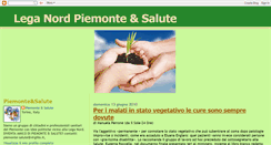 Desktop Screenshot of leganordpiemonte-salute.blogspot.com