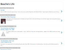 Tablet Screenshot of beachieslife.blogspot.com