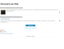 Tablet Screenshot of dicionariodaweb.blogspot.com