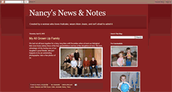 Desktop Screenshot of nancysnewsnotes.blogspot.com