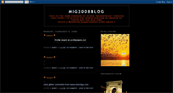 Desktop Screenshot of mig2008blog.blogspot.com