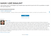 Tablet Screenshot of kanuniilekedukagjinit.blogspot.com