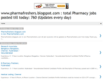 Tablet Screenshot of pharmafreshers.blogspot.com