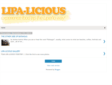 Tablet Screenshot of lipa-licious.blogspot.com