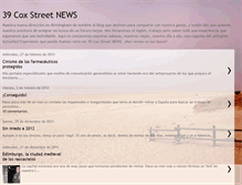 Tablet Screenshot of 39coxstreet.blogspot.com