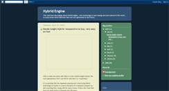 Desktop Screenshot of hybrid-engine.blogspot.com