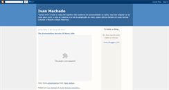 Desktop Screenshot of ivanmachado.blogspot.com