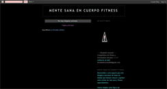 Desktop Screenshot of mentesanaencuerpofitness.blogspot.com