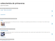 Tablet Screenshot of coleccionistadeprimaveras.blogspot.com