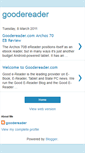 Mobile Screenshot of goodereader-goodereader.blogspot.com