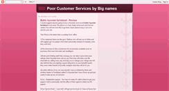 Desktop Screenshot of customer-speak.blogspot.com