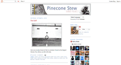 Desktop Screenshot of pineconestew.blogspot.com