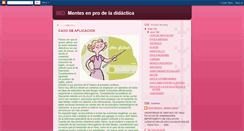 Desktop Screenshot of mentesenprodeladidctica.blogspot.com