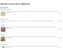 Tablet Screenshot of mentesenprodeladidctica.blogspot.com