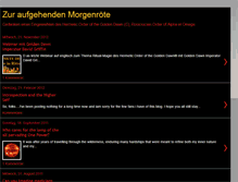 Tablet Screenshot of goldenedaemmerung.blogspot.com