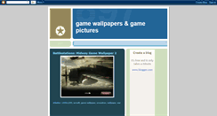 Desktop Screenshot of gamewallpapers-gamepictures.blogspot.com