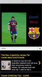 Mobile Screenshot of lionelmessifan.blogspot.com