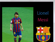 Tablet Screenshot of lionelmessifan.blogspot.com