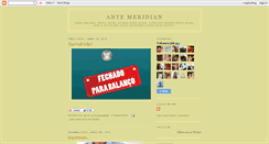 Desktop Screenshot of ante-meridian.blogspot.com
