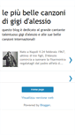 Mobile Screenshot of canzonigigidalessio.blogspot.com