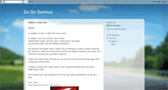Desktop Screenshot of blogserious.blogspot.com