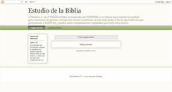 Desktop Screenshot of estudiodelapalabra.blogspot.com