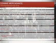Tablet Screenshot of leannemercadante.blogspot.com