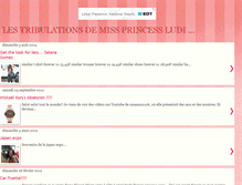 Tablet Screenshot of missprincessludi.blogspot.com