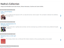 Tablet Screenshot of nadirascollection.blogspot.com