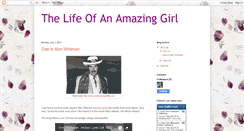 Desktop Screenshot of anamazinggirl.blogspot.com